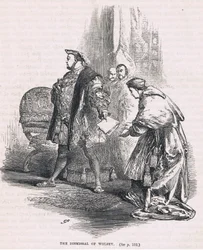 The dismissal of Wolsey 1530